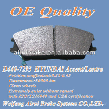 D440 OE quality HYUNDAI Accent/Lantra disc brake